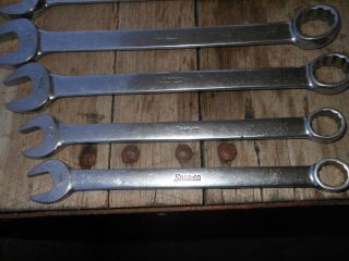 Vintage Snap On 11 Piece Combination Wrench Set 1/2 - 15/16 