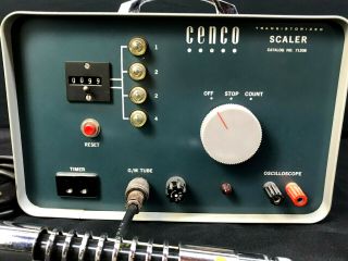 CENCO 71208 Radiation Detector Radioactivity Scaler - Vintage Geiger Counter 2
