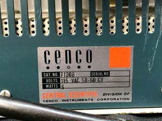 CENCO 71208 Radiation Detector Radioactivity Scaler - Vintage Geiger Counter 3