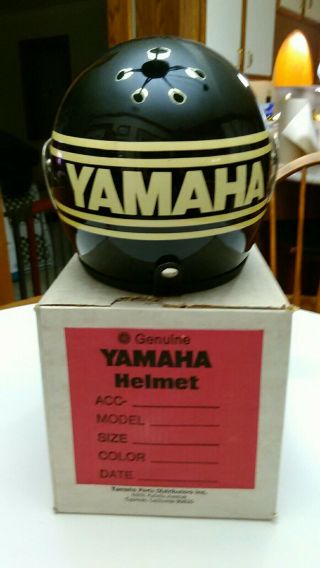 Vintage Srx Yamaha Snowmobile Helmet