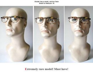 Neostyle 48 - 21 Forum Lunettes Eyeglass Frames VTG Mens Tortoise round Nerd Geek 5