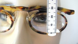 Neostyle 48 - 21 Forum Lunettes Eyeglass Frames VTG Mens Tortoise round Nerd Geek 6