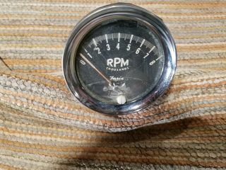 Faria Vintage Tachometer 8k Ford 427 Side Oiler Thunderbolt Galaxie Day Two