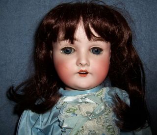 Antique 25 " German Doll Bisque Head Composition Body Queen Louise 100