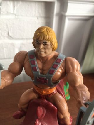 He - man And Battlecat Vintage MOTU Masters Of The Universe 1981 3