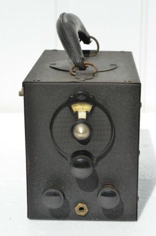 Lafayette vintage 1930’s regenerative short wave tube radio receiver 4