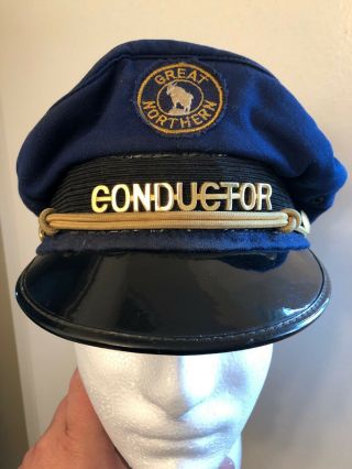 Great Northern Railway Conductors Hat Vintage