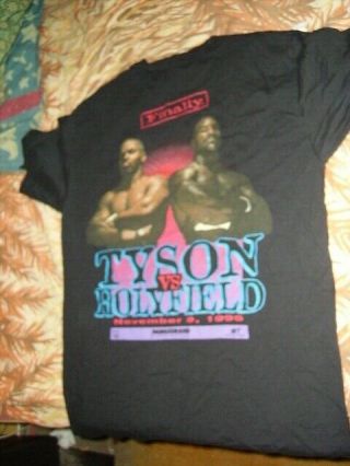 Vintage Mike Tyson Vs.  Evander Holyfield T - Shirt Large