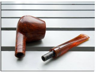 RAINER BARBI HANDARBEIT STRAIGHT GRAIN BRANDY PIPE - RARE 6