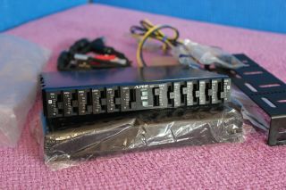 Alpine 3312 Old School Pre - Amp Dual 5 - Band Graphic Equalizer With Sub Out Rare
