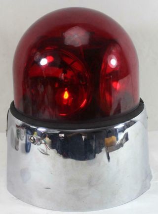 Vintage Federal Sign & Signal Beacon Ray Emergency Light Model 174 12VDC 3