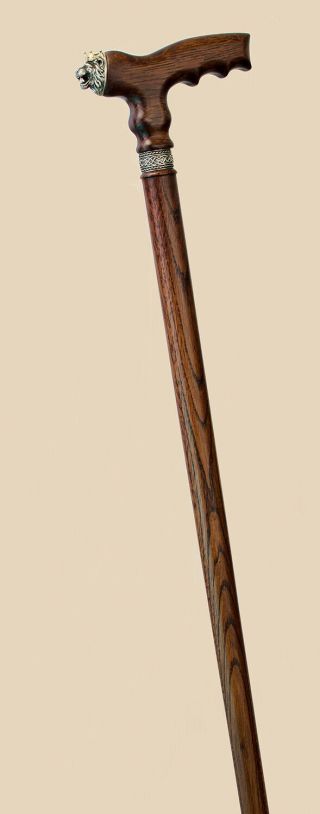 Luxury Lion Walking Stick Canes for Men - Fancy Stylish Wooden Cane Fashionable 3