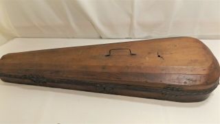 Vintage Violin Stradivarius Cremonenfis Faciebal Anno 1716 with Tombstone Case 8