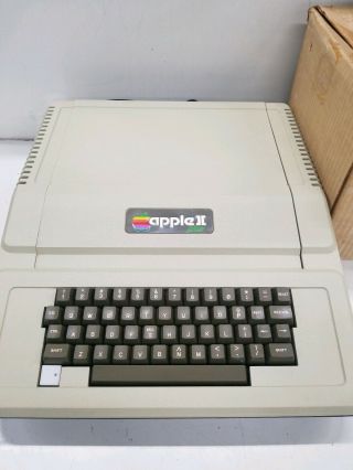 Vintage Apple II Plus Computer w/ Disk Drive Not 2