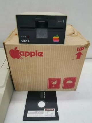 Vintage Apple II Plus Computer w/ Disk Drive Not 3