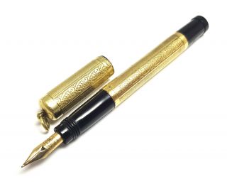 1920s Vintage Pen Aurora 00 18k Rolled Gold Overlay Baby Size Restored