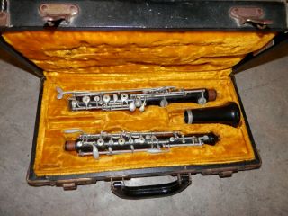 Vintage Linton Elkhart Indiana Oboe Noreserve