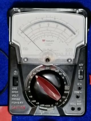 Vintage,  Triplett Model 630 - Ns Classic Analog Voltmeter
