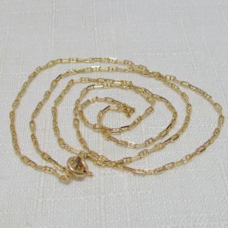 Vintage Estate 14K Yellow Gold Chain Necklace - 19.  75 Inches Long - 3.  1 Grams 2