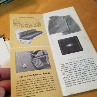 Vintage 1956 Cadillac Accessories Book 2