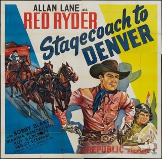 Vintage Movie 16mm Stagecoach To Denver Feature 1946 Film Drama Western