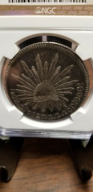 Rare 1827 Do Rl 8 Reales Ngc Xf 45 Dies Of 1826