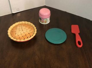 Vintage Fisher Price Fun With Food Pie And Ice Cream Set Vhtf