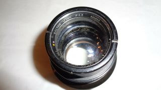 Baltar Vintage 75mm Cine Camera Lens / Yellow Dot / / Fungus 3