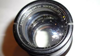 Baltar Vintage 75mm Cine Camera Lens / Yellow Dot / / Fungus 4