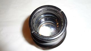 Baltar Vintage 75mm Cine Camera Lens / Yellow Dot / / Fungus 5