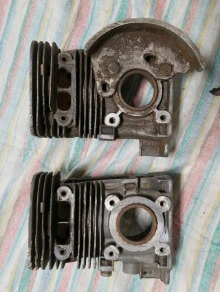 McCulloch Vintage Kart 2 Cycle Racing Engine Block Crankshaft Pistons Rods 7