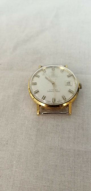 Vintage TISSOT VISODATE Automatic Seastar Seven men ' s watch - for repair/parts 3