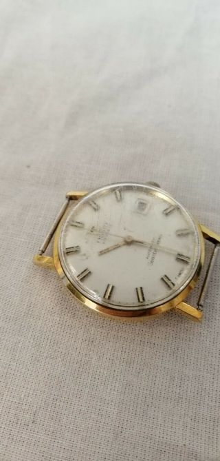 Vintage TISSOT VISODATE Automatic Seastar Seven men ' s watch - for repair/parts 4