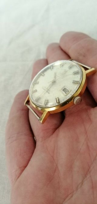 Vintage TISSOT VISODATE Automatic Seastar Seven men ' s watch - for repair/parts 5