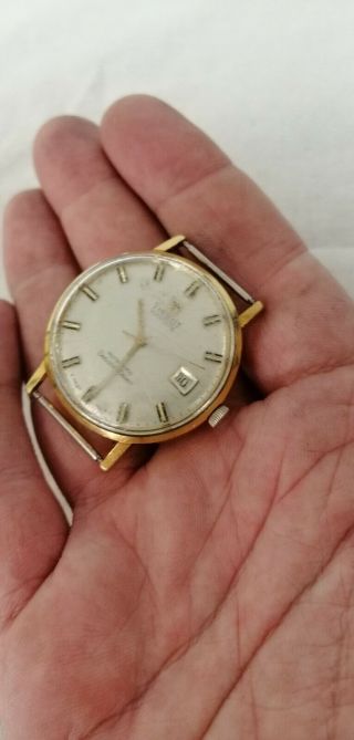 Vintage TISSOT VISODATE Automatic Seastar Seven men ' s watch - for repair/parts 6