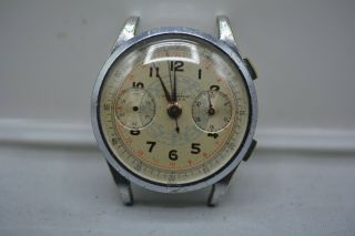 Vintage 1940,  S Chronograph With Spiral Tacymeter Dial
