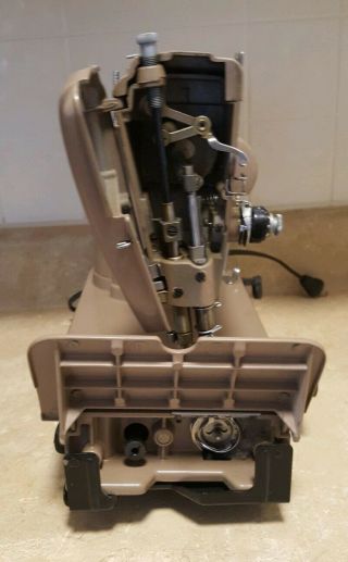 Vintage Electric Sewing Machine Singer 301A with power cord and foot pedal. 3
