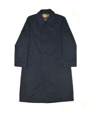 Vintage Burberrys Prorsum Trench Coat Navy Made In England Size Men 