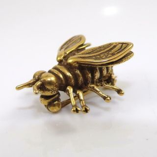 Metropolitan Museum Of Art Mma Vtg Bee Gold Filled Antique Pin Brooch Qye4