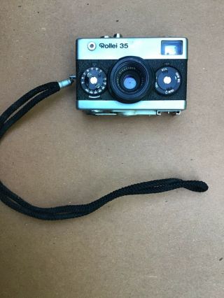 Vintage Chrome Rollei 35 Film Camera -