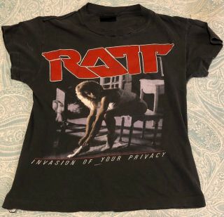 Ratt - Invasion Of Your Privacy - 1985 Vintage Authentic Concert Tour Shirt - Rare