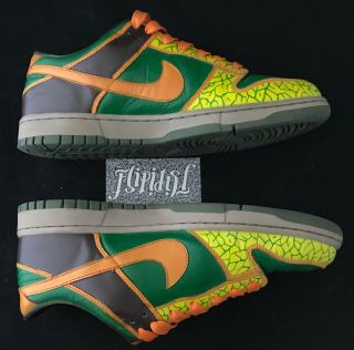 VTG NIKE DUNK CUSTOM DE LA SOUL LOW SB JEDI RARE LIMITED EDITION NIKEID SZ 9.  5 3