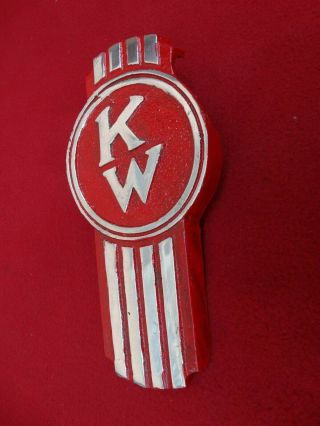 Vintage Kenworth Cabover Emblem Kw Crooked Letter K100 K123 K125 1960s 1970s