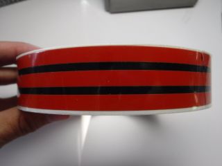 1984 - 1987 Chevrolet Gmc Factory Vintage Style Stripes 5 Stripe Profile Red/black