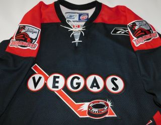 Vintage Rare 2000s Las Vegas Wranglers Reebok Echl Hockey Jersey Xxl