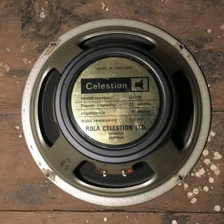 Vintage Celestion Greenback " Blackback " Speaker