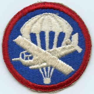 Wwii Airborne Combined Glider Parachute Cap Patch