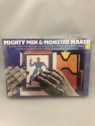 Vintage 1979 Tomy Mighty Men And Monster Maker Factory Last 1