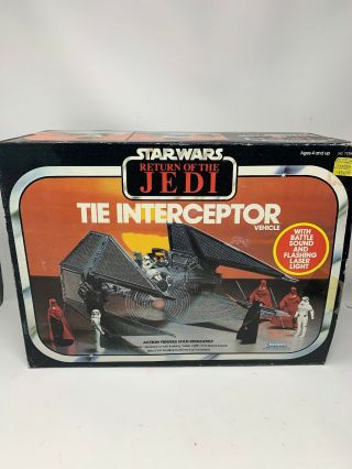 Vintage Star Wars Kenner Rotj Return Of The Jedi Tie Interceptor 1980s