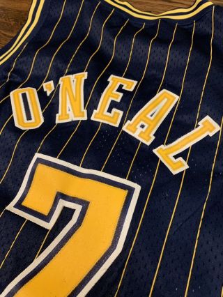 Vintage Team Nike NBA Indiana Pacers Jermaine O’neal 7 Jersey Size 2XL XXL Sewn 5
